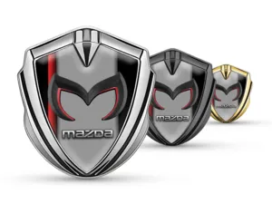 Mazda Metal Abovedado Emblema Sumo Manera Desliz Diseño
